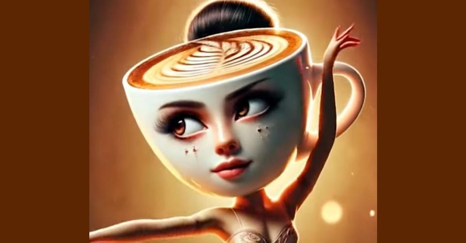 AI-Generated Meme Queen Ballerina Cappuccina Is Now A Makeup Trend, Too